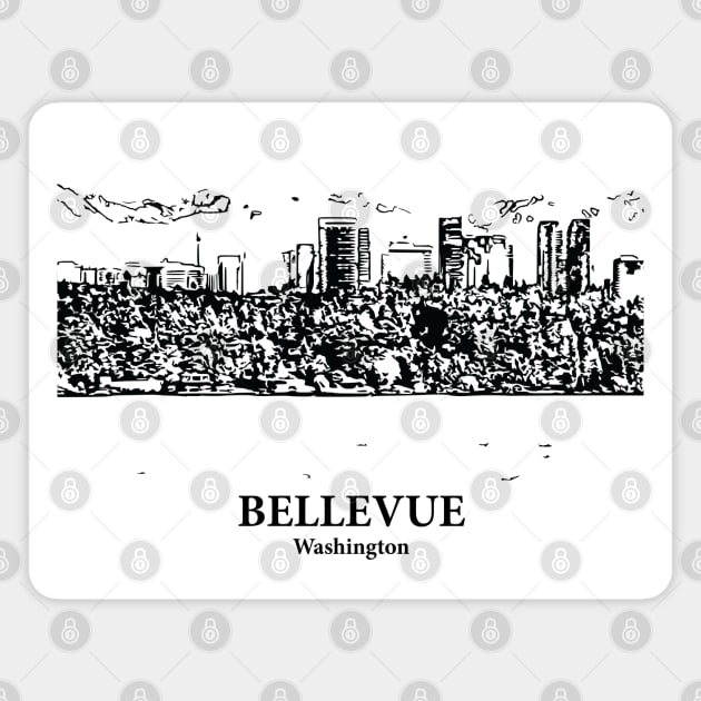Bellevue - Washington Magnet by Lakeric